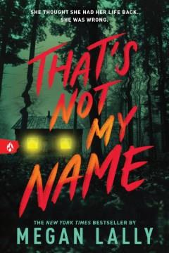 That's not my name Book cover